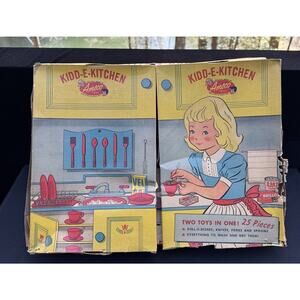 Vtg 1953 AMSCO KIDD-E-KITCHEN DuPont Brillo Dish Towels Ajax & More!